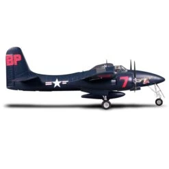 FMS F7F TIGERCAT ARTF WARBIRD. BLUE WITH REFLEX GYRO WHAREHOUSE STOCK