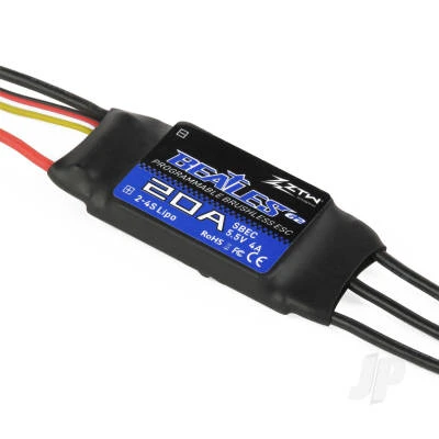 Beatles (ZTW) Brushless G2 20A ESC (2-4 Cells) WITH BEC 3 Beatles (ZTW) Brushless G2 20A ESC (2-4 Cells) WITH BEC