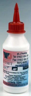 112GM JETSET. WHITE PVA GLUE 150ml