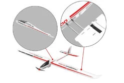 VOLANTEX PHOENIX 2400MM GLIDER W/ABS FUSELAGE -Aircraft Model Shop VollantexPhoenix24C