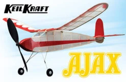 Keil Kraft Ajax Kit – 30″ Free-Flight Rubber Duration