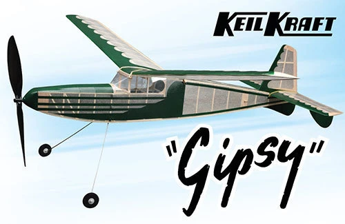 Keil Kraft Gipsy Kit – 40″ Free-Flight Rubber Duration 3 Keil Kraft Gipsy Kit – 40″ Free-Flight Rubber Duration
