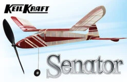 Keil Kraft Senator Kit – 32″ Free-Flight Rubber Duration