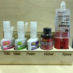 Glue Caddy – For Zap Cyano Glue (FULLY LOADED)