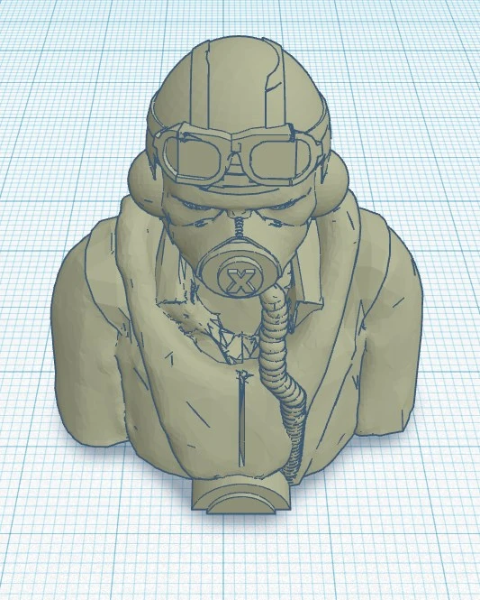 1/5 BRITISH WWII 3D Printed PILOT 108mm 3 1/5 BRITISH WWII 3D Printed PILOT 108mm