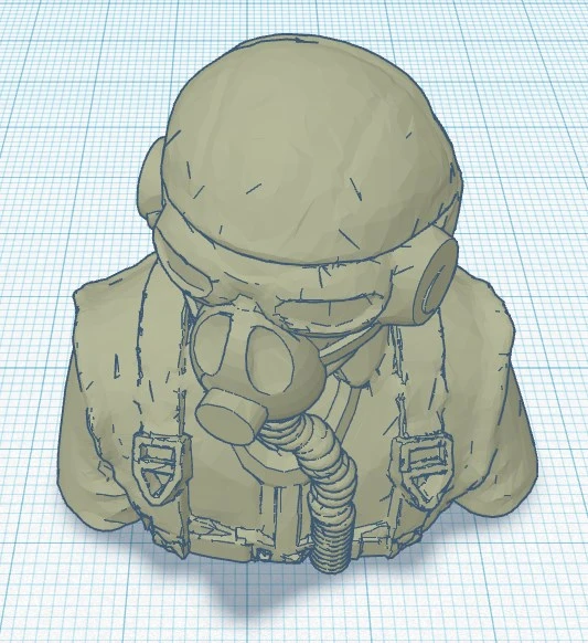 1/9 GERMAN WWII PILOT FIGURE 58mm 3 1/9 GERMAN WWII PILOT FIGURE 58mm