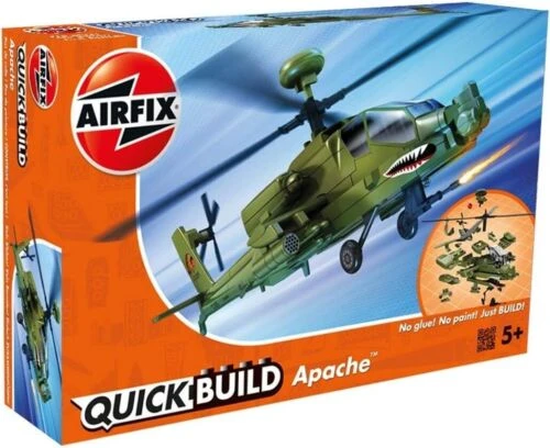Airfix Quickbuild Apache Heli. Plastic Model Kit