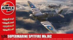 Airfix Supermarine Spitfire Mk.IXc Plastic Aeroplane Kit. 1.24 Scale