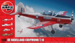 Airfix De Havilland Chipmunk T.10, DHC.1, 1.48 Scale Plastic Model Kit.