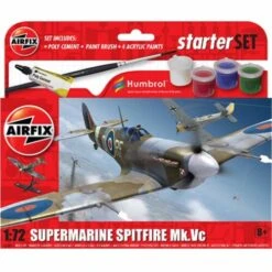 Airfix Supermarine Spitfire MkVc Starter Set. 1.72 Scale